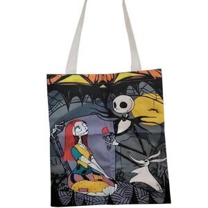 Jack Skellington and Sally Reusable Tote Bag